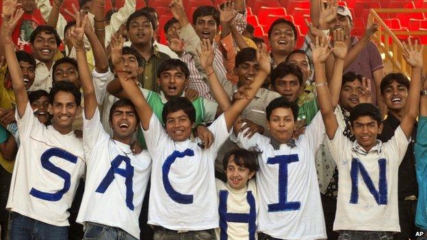 Tendulkar fans in India