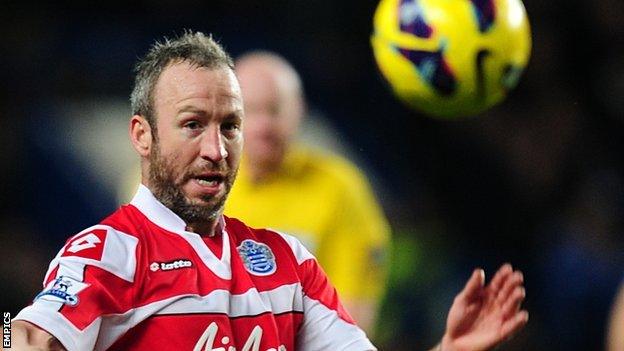 Shaun Derry in action for QPR