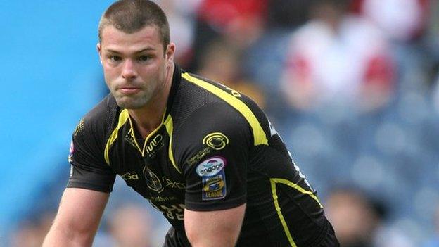 Neil Budworth in action for the Celtic Crusaders in 2009