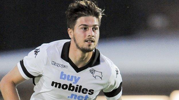 Derby County full-back Kieron Freeman