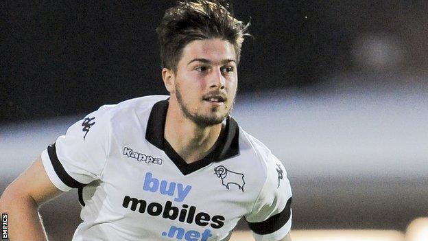 Derby County full-back Kieron Freeman