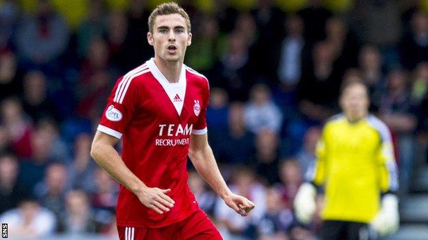 Aberdeen defender Clark Robertson