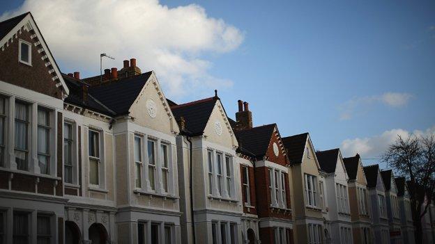 A row of housing