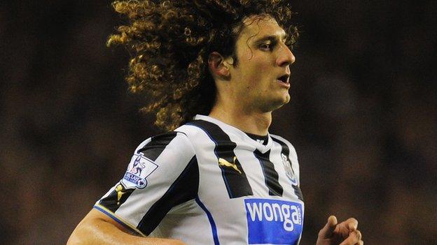 Newcastle United defender Fabricio Coloccini