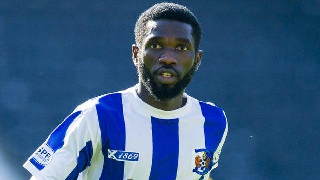 Kilmarnock midfielder Rabiu Ibrahim