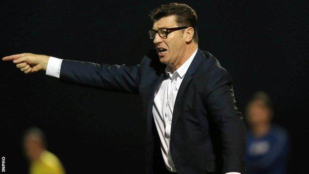 Roddy Collins led Athlone Town to this year's First Division title