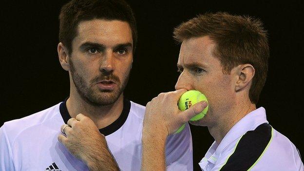 Colin Flemming (left) and Jonny Marray