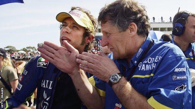 Valentino Rossi & Jerry Burgess