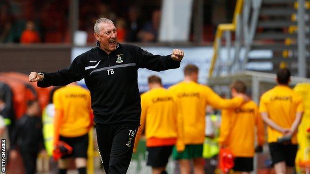 Terry Butcher celebrates success with Inverness Caledonian Thistle