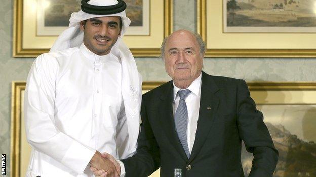 Fifa president Sepp Blatter