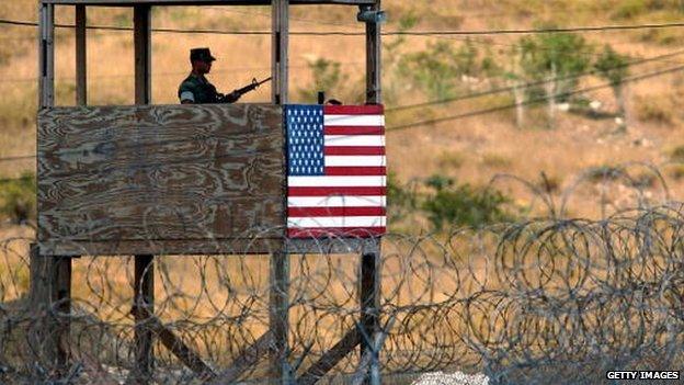 Guard at Camp X-Ray