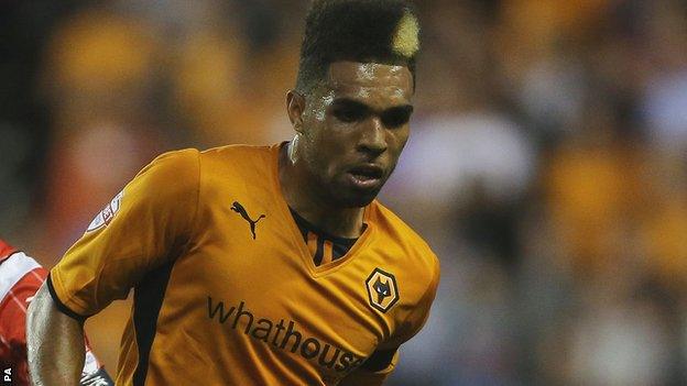 Wolves defender Scott Golbourne