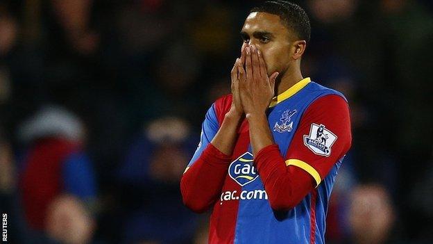 Crystal Palace midfielder Jerome Thomas