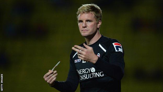 Bournemouth manager Eddie Howe