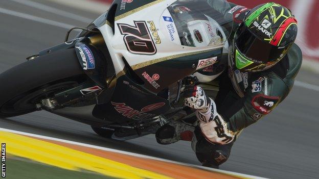 Michael Laverty in action in Valencia