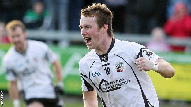 Paul Devlin scored two of Kilcoo's goals