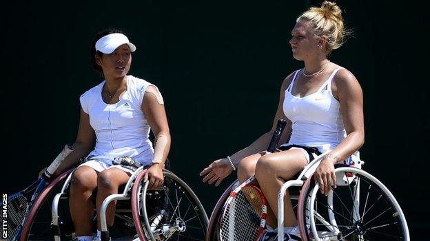 Yui Kamiji and Jordanne Whiley