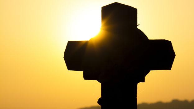 Cross on grave