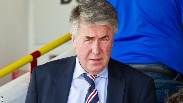 Former Rangers chairman Malcolm Murray