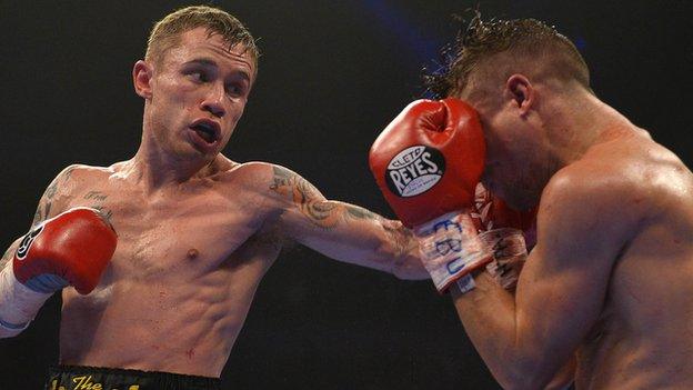 Carl Frampton stopped Jeremy Parodi last month