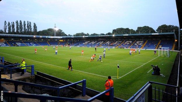 Gigg Lane, home of Bury FC