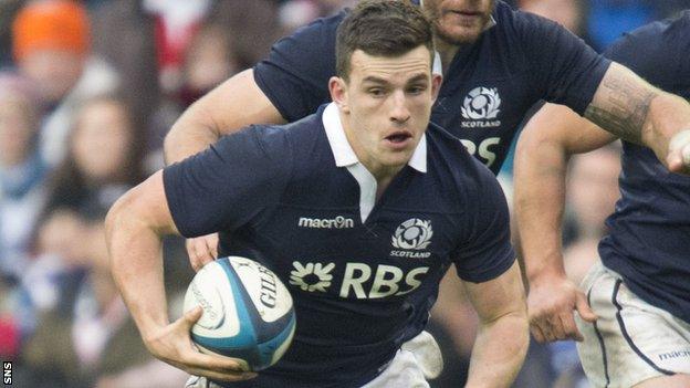 Scotland centre Matt Scott