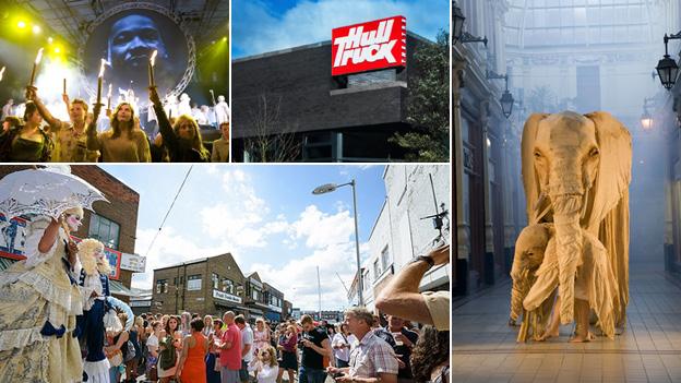 Various images of Hull's cultural offering