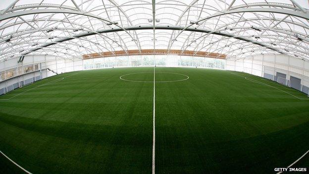 A training pitch at the National Football Centre