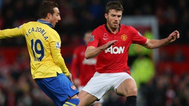 Manchester United midfielder Michael Carrick