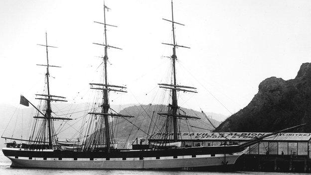 The Euterpe in New Zealand 1883