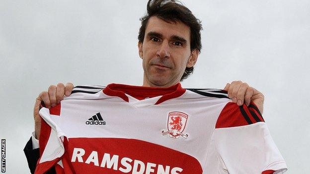 Middlesbrough head coach Aitor Karanka