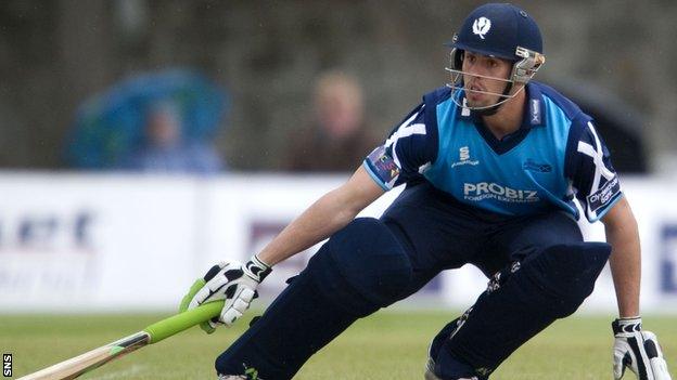 Scotland batsman Calum MacLeod