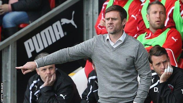 Fleetwood manager Graham Alexander