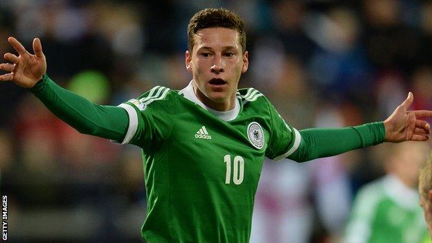 Germany midfielder Julian Draxler