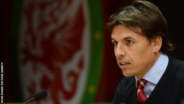 Wales manager Chris Coleman