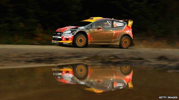 Martin Prokop and Michal Ernst of Czech Republic drive the Jipocar Czech National team car