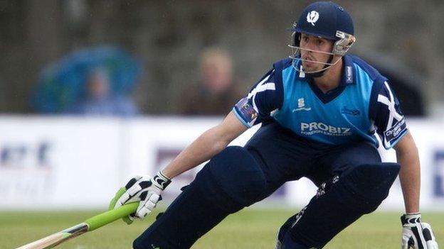 Scotland batsman Calum MacLeod