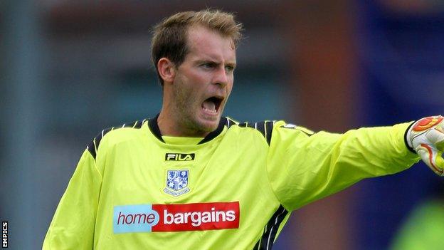 Tranmere Rovers goalkeeper Owain Fon Williams