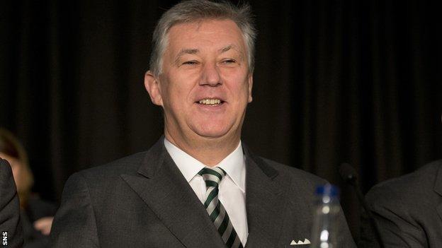 Celtic chief executive Peter Lawwell