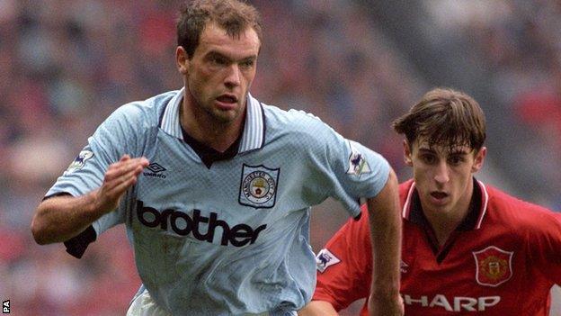 Uwe Rosler and Gary Neville