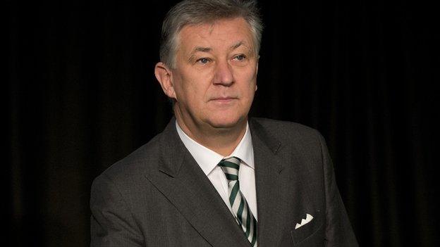 Celtic chief executive Peter Lawwell