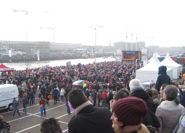 Crowd at Black Pete celebrations