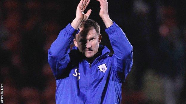 Preston North End manager Simon Grayson