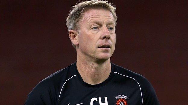 Hartlepool assistant manager Craig Hignett