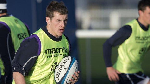 Glasgow Warriors centre Mark Bennett