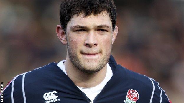 Leeds and England U20 lock Dominic Barrow