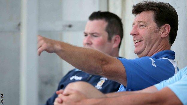 Roddy Collins led Athlone Town to this year's First Division title