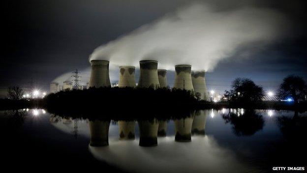 The Drax power station in Yorkshire