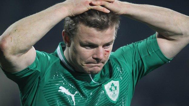 Brian O'Driscoll after Ireland's 60-0 humiliation by New Zealand in the last game between the teams 17 months ago