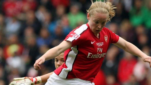 Scotland midfielder Kim Little has left Arsenal Ladies to join Seattle Reign